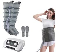 Massaggiatore per gambe, pressoterapia, compressione ad aria, massaggiatore per polpacci, compressione per linfedema, sistema di recupero stivali a compressione per cavità Macjines 6 | 8, ma