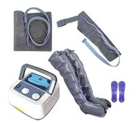 Massaggiatore per gambe, stivali a compressione con sistema di recupero, macchina massaggiatrice elettrica a compressione d'aria a 6 camere, favorisce la circolazione sanguigna e il drenaggi