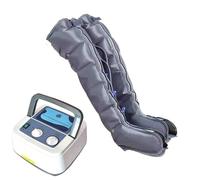 Massaggiatore per gambe, stivali a compressione con sistema di recupero, macchina massaggiatrice elettrica a compressione d'aria a 6 camere, favorisce la circolazione sanguigna e il drenaggi