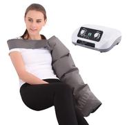 Massaggiatore per gambe, stivali elettrici a compressione d'aria, stivali da recupero a 6 camere, massaggiatori per drenaggio linfatico per dolore e circolazione, gambe gonfie, edema, sollie