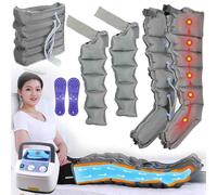 Massaggiatore per gambe - Terapia di compressione dell'aria per piedi e braccia, compressore super silenzioso per alleviare disturbi venosi cronici e affaticamento, migliora la circolazione sanguigna