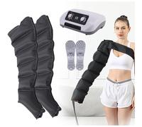 Massaggiatore per gambe Widppsopt, drenaggio linfatico a 6 cavità per la circolazione, macchina per massaggio a pressione, massaggiatore elettrico per piedi a compressione d'aria per braccia