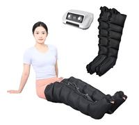 Massaggiatore per gambe Widppsopt per dolore e circolazione - Stivali elettrici a compressione d'aria con drenaggio linfatico, massaggiatore per polpacci, sistema di recupero per affaticamen