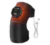 Massaggiatore per ginocchia con calore, 5 modalità di vibrazione, massaggiatore per gambe con regolabile, per uomini, donne, nonno, papà, mamma, anziani, inverno, freddo, spalle, rilassamento