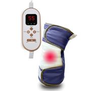 Massaggiatore per ginocchia con riscaldamento a 360°, massaggiatore portatile multifunzionale con riscaldamento e vibrazione, massaggio per gambe touch screen a temperatura regolabile