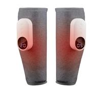 Massaggiatore per ginocchia per alleviare il dolore articolare, 3 livelli di calore, confezione da 2 massaggiatori per gambe per drenaggio linfatico, 3 in 1 polpaccio