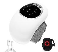 Massaggiatore Per Ginocchia Portatile - Ginocchiera Senza Fili Con Display LED 3 Livelli | Ginocchiera Riscaldata con Vibrazione Regolabile | Per Nonna Nonno Mamma Anziani Rilassamento