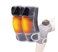 Massaggiatore per Ginocchio, 3 in 1 Ginocchiera Riscaldata, 3 Livelli di Calore a Luce Rossa Comprime 3 Livelli di Massaggio, Adatta per Il Massaggiatore Spalla Gomito Ginocchio