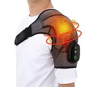Massaggiatore Per Ginocchio Riscaldato, Massaggiatore Per Ginocchio A Vibrazione Con Tre Marce, Ricarica USB, Timer Automatico Di 30 Minuti, Per Spalle, Ginocchia, Dolori Muscolari Ai Gomiti, Artr