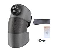 Massaggiatore per ginocchio riscaldato, supporto per ginocchio riscaldato, avvolgente, protezione contro il surriscaldamento, dispositivo di massaggio ricaricabile portatile con calore, per amici