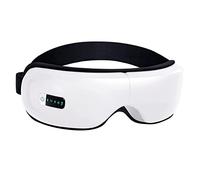 Massaggiatore per Gli Occhi con Calore,Massaggiatore Riscaldato con Musica Bluetooth per L'emicrania,per Rilassare E Ridurre Tensione Oculare,Occhiaie E Borse (Color : White)
