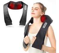 Massaggiatore per il collo con calore, massaggiatore Shiatsu 3D Deep Massage, per alleviare il dolore al collo, alla schiena, alla vita, ecc. Per soddisfare le esigenze di massaggio di tutta la