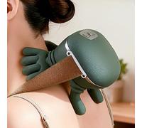 Massaggiatore per il collo, dispositivo di rilassamento del corpo, massaggio elettrico con 2 modalità di calore, per pause a casa e in viaggio, dopo l'esercizio, routine quotidiana, andare a letto