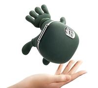 Massaggiatore per il collo, massaggiatore bionico riscaldato, massaggiatore 4D Real Hands, maestro di massaggio elettrico Shiatsu per i tessuti delle spalle schiena e rilassamento,Green-One Size