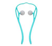 Massaggiatore per il collo , massaggiatore portatile per il collo, massaggiatore muscolare manuale, rullo per collo leggero con punto di attivazione dei tessuti profondi, per festa del papà,
