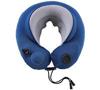 Massaggiatore per il collo, ricaricabile pressione per alleviare il dolore muscolare,con design rimovibile e lavabile, riduzione del rumore dei bassi e funzionamento con un tasto(blu navy)