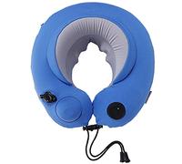 Massaggiatore per il collo, ricaricabile pressione per alleviare il dolore muscolare,con design rimovibile e lavabile, riduzione del rumore dei bassi e funzionamento con un tasto(azzurro)