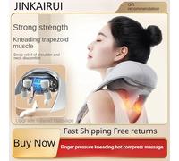 Massaggiatore per il collo shiatsu elettrico ricaricabile trapezio muscolo impastare spalla cervicale colonna vertebrale multifunzione corpo casa massaggiatori