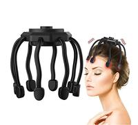 Massaggiatore Per Il Cuoio Capelluto, Massaggiatore Per La Testa, Massaggiatore Portatile Senza Fili Per Rilassare La Pressione Sulla Testa (Black)