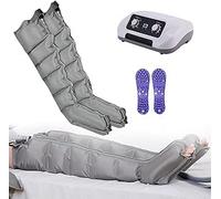 Massaggiatore per il drenaggio linfatico Widppsopt, massaggiatore elettrico per piedi e gambe, massaggiatore per gambe a 6 cavità, compressione dell'aria per la circolazione, strumento per i