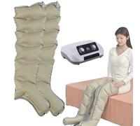 Massaggiatore per il drenaggio linfatico Widppsopt, massaggiatori elettrici per piedi e gambe, allevia il dolore alle gambe con il drenaggio linfatico, migliora la circolazione, per la circo