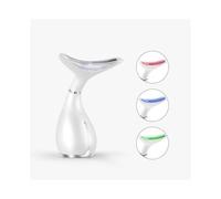 Massaggiatore per il viso per donne, kit elettrico per massaggio del viso bianco