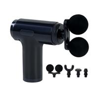 Massaggiatore per la schiena - Massaggiatore per il collo con 2 teste, dispositivo elettrico portatile silenzioso per gli sportivi palestra casa e viaggi