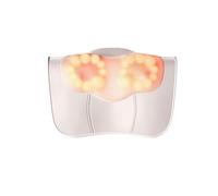 Massaggiatore per la schiena, massaggiatore Shiatsu per tessuti profondi, collo e schiena per alleviare il dolore, cuscino massaggiante da usare sulla sedia, cuscino massaggiante elettrico 3D