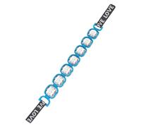 Massaggiatore per la schiena portatile, rullo massaggiatore manuale per schiena, design ergonomico, fascia elastica per vita e cervicale, massaggiatore muscolare lungo per spalle, collo, schiena