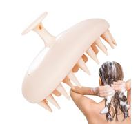 Massaggiatore per la testa del cuoio capelluto, strumento ergonomico in silicone per massaggio della testa, spazzola per capelli da doccia, per uomini, donne, ragazze, signore, familiari, amici