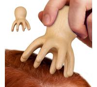Massaggiatore per la testa del cuoio capelluto, strumento per rilassamento dei capelli di polpo, in legno, per uomini e donne, casa, lavoro, pausa, studio, benessere quotidiano