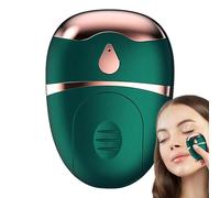 Massaggiatore per occhi con calore e raffreddamento, massaggiatore viso per occhi - Dispositivo portatile per la cura della pelle con 2 modalità, vibrazione decongestionante e funzione spray, per