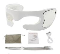 Massaggiatore per Occhi Elettrico con 3 Modalità di Massaggio, Maschera Vibrante per Alleviare Gonfiore e Secchezza, Occhiaie