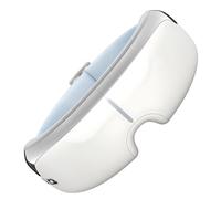 Massaggiatore per occhi riscaldato, musica wireless e 5 modalità, calore costante, massaggio a vibrazione, per sollievo occhi secchi, batteria da 900 mAh, ricarica di tipo C