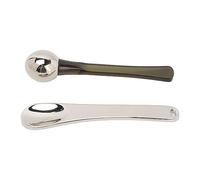 Massaggiatore per Occhi Stick Crema per gli Occhi Scoop Applicatore di Siero in Lega di Zinco Strumento per Massaggio Facciale, Doppia funzionalità per Risultati Igienici e