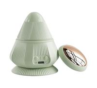 Massaggiatore per ossa pelviche ricaricabile - Rilascio della fascia dei profondi, silicone verde turchese, PC, ricarica rapida di tipo C da 1000 mAh, testine di massaggio riscaldate