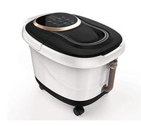 Massaggiatore per pediluvio con calore, bolle e vibrazione, controllo digitale della temperatura, rulli massaggianti con punti di massaggio per digitopressione