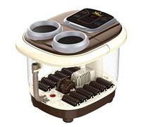 Massaggiatore per pediluvio con vibrazione e 12 rulli massaggianti per lenire la pressione dei piedi stanchi, il dolore con vasca per pedicure, pediluvio elettrico per massaggio Householdtat