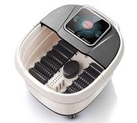 Massaggiatore per Pediluvio Foot Spa con Calore, Controllo Digitale Della Temperatura, Rulli Massaggianti Ergonomici e Punti Di Massaggio per Digitopressione, Isolamento Dall'Acqua e Dall'Elettricità,