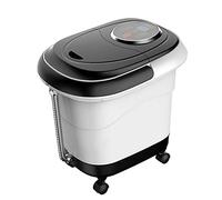 Massaggiatore per pediluvio-pediluvio termale con Calore e Massaggio, Sfera per Massaggio shiatsu motorizzata + Rullo di Mais motorizzato + Pietra Pedicure Girevole, Botte per pediluvio Present