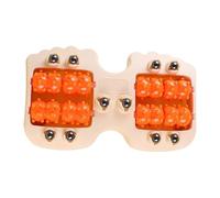 Massaggiatore per piedi - 27 X 16 X 5 cm, massaggiatore portatile a doppio piede | Strumento per alleviare la fascia plantare e i per la spa, il recupero dopo l'esercizio fisico e la pedicure