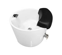 Massaggiatore per piedi Acrilico Pedicure Sink Foot Spa con Massaggio a bolle di calore Massaggio sollevato Nodi di massaggio Salute Manicure Bacino Lampada Colorata
