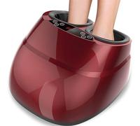 Massaggiatore per Piedi con Calore, Macchina for massaggiare i piedi con calore, massaggiatore plantare shiatsu con compressione dell'aria, lenire i muscoli, modalità di massaggio multiple e intensità