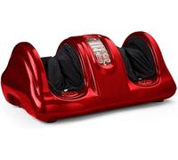 Massaggiatore per Piedi con Calore, Macchina for massaggiare i piedi con calore, regali for uomini e donne, massaggiatore shiatsu for piedi e polpacci, massaggio profondo for polpacci e gambe(Color:Re