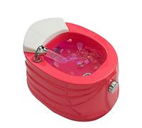 Massaggiatore per piedi con calore, massaggio e getti, lenisce i muscoli stanchi, migliora la circolazione sanguigna, display a LED, trattamento spa domestico per pedicure