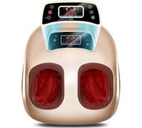 Massaggiatore per Piedi con Calore, Scaldapiedi e massaggiatore vibrante for i piedi e massaggiatore for la schiena con calore, cuscinetto riscaldante rapido e 5 modalità di massaggio, scaldapiedi for