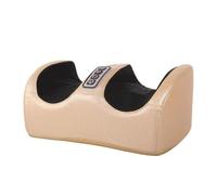 Massaggiatore per piedi con riscaldamento, massaggiatore elettrico per piedi e gambe con rulli shiatsu con telecomando e timer per rilassamento e sollievo dal dolore (rosso/oro/nero) (oro)