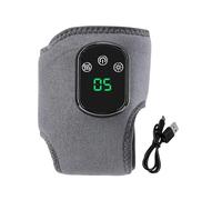 Massaggiatore per piedi e caviglie con calore - Fascia riscaldata elettrica con 5 livelli di temperatura e 3 velocità di vibrazione, massaggiatore per piedi e caviglie senza fili Për alleviare il dolo