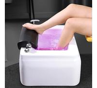 Massaggiatore per piedi e termale riscaldato, portatile, in acrilico, per pedicure rilassante, ideale per hotel e club