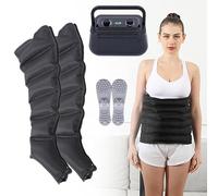 Massaggiatore per piedi Widppsopt, massaggiatori per drenaggio linfatico, stivali a compressione, macchina per compressione delle gambe, stivali di recupero con tecnologia ad aria compressa,